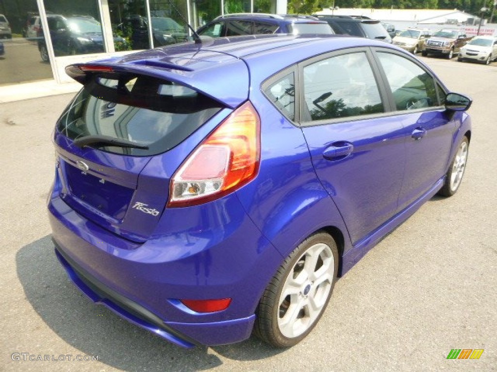2014 Fiesta ST Hatchback - Performance Blue / ST Charcoal Black photo #2