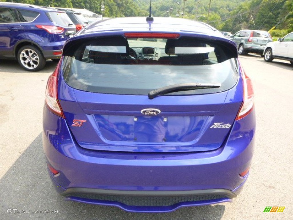 2014 Fiesta ST Hatchback - Performance Blue / ST Charcoal Black photo #3