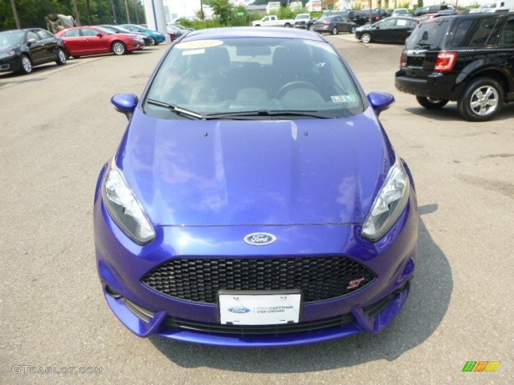 2014 Fiesta ST Hatchback - Performance Blue / ST Charcoal Black photo #7