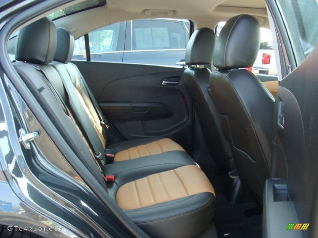 2014 Chevrolet Sonic LTZ Hatchback Rear Seat Photo #96142151