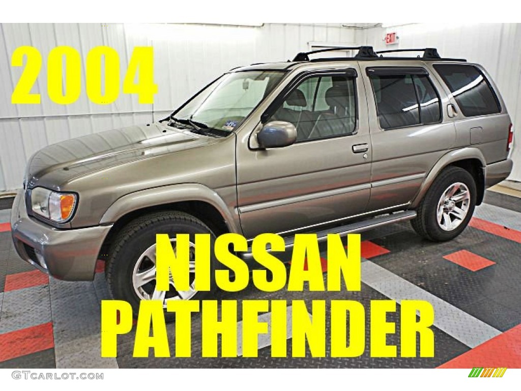 2004 Pathfinder LE Platinum 4x4 - Polished Pewter Metallic / Beige photo #1