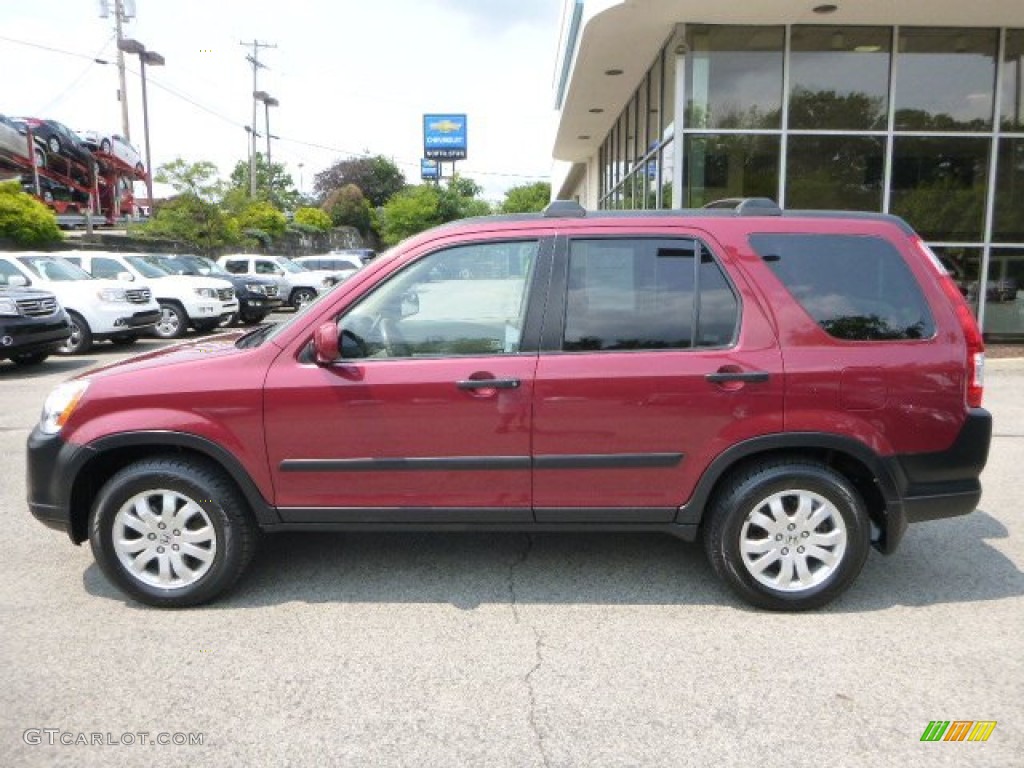 2005 CR-V EX 4WD - Redondo Red Pearl / Ivory photo #2