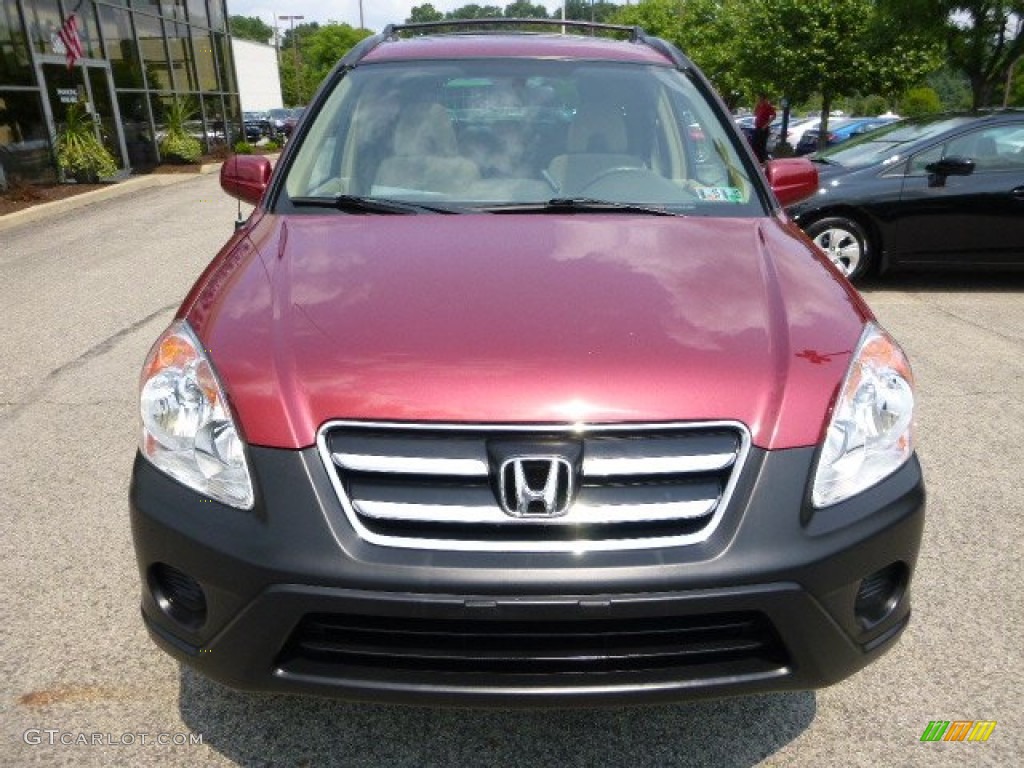 2005 CR-V EX 4WD - Redondo Red Pearl / Ivory photo #8
