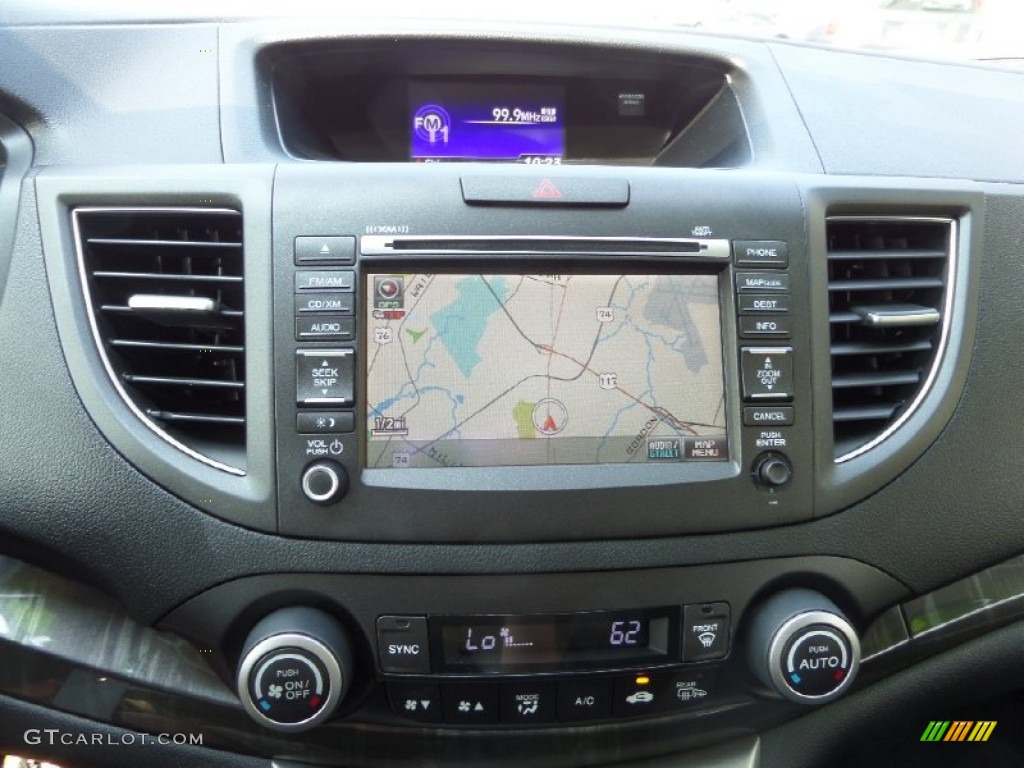 2012 CR-V EX-L 4WD - Crystal Black Pearl / Gray photo #17