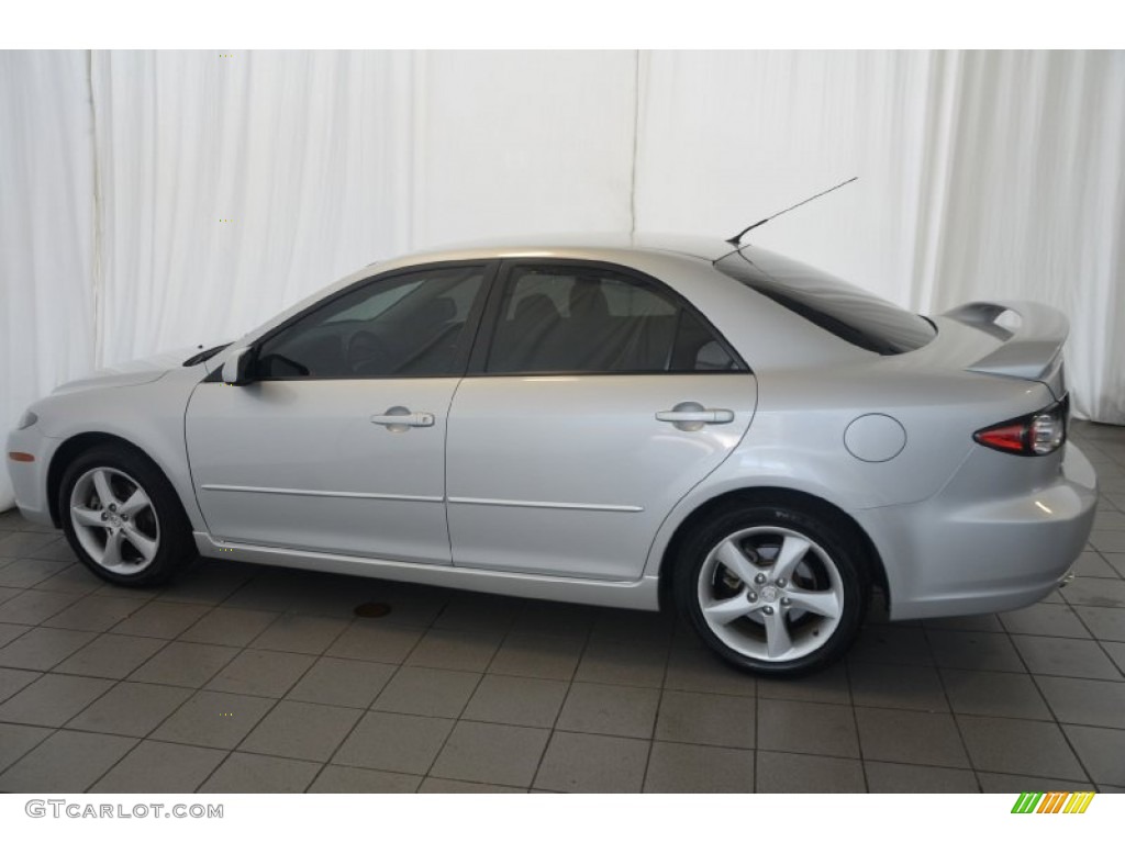 2008 MAZDA6 i Sport Sedan - Silver Metallic / Gray photo #10