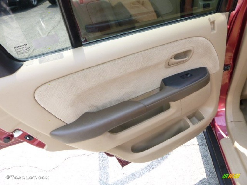 2005 CR-V EX 4WD - Redondo Red Pearl / Ivory photo #18