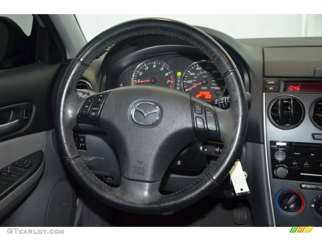 2008 MAZDA6 i Sport Sedan - Silver Metallic / Gray photo #23