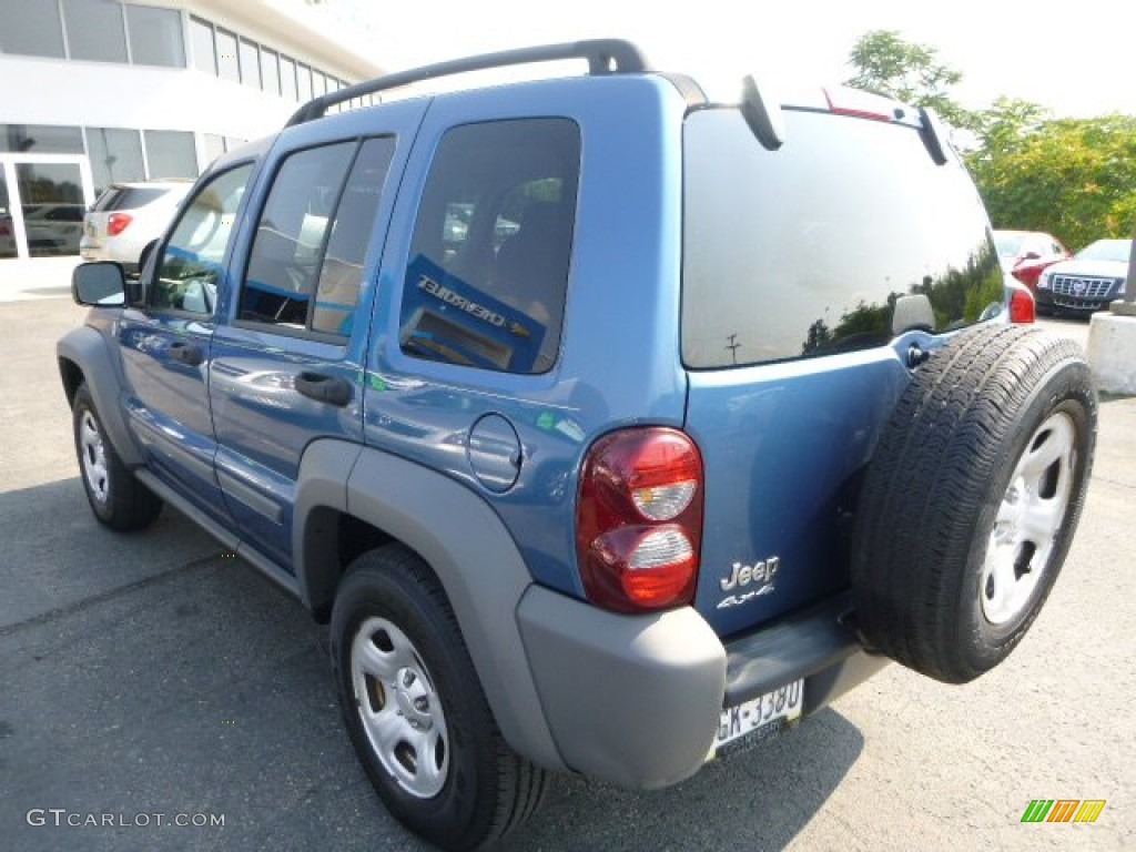 2006 Liberty Sport 4x4 - Atlantic Blue Pearl / Medium Slate Gray photo #2