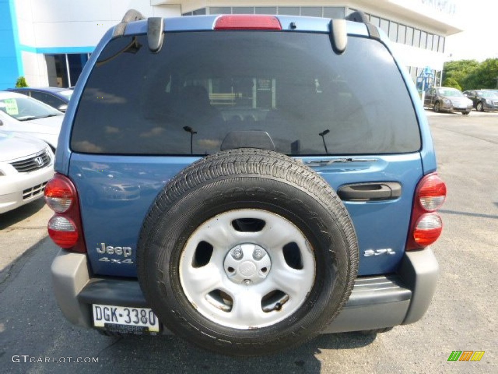 2006 Liberty Sport 4x4 - Atlantic Blue Pearl / Medium Slate Gray photo #3