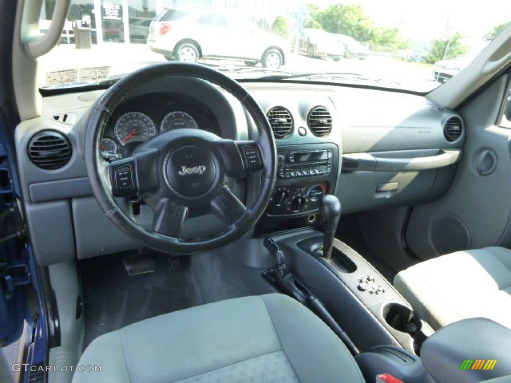 2006 Liberty Sport 4x4 - Atlantic Blue Pearl / Medium Slate Gray photo #10