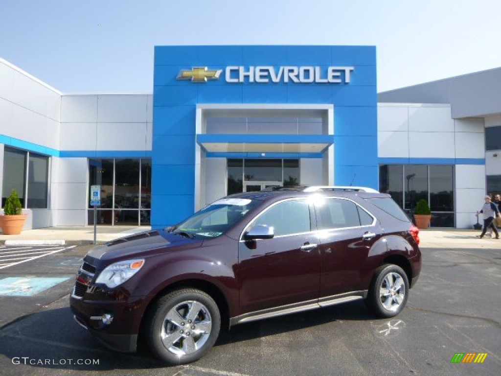 2011 Equinox LTZ AWD - Cardinal Red Metallic / Brownstone/Jet Black photo #1