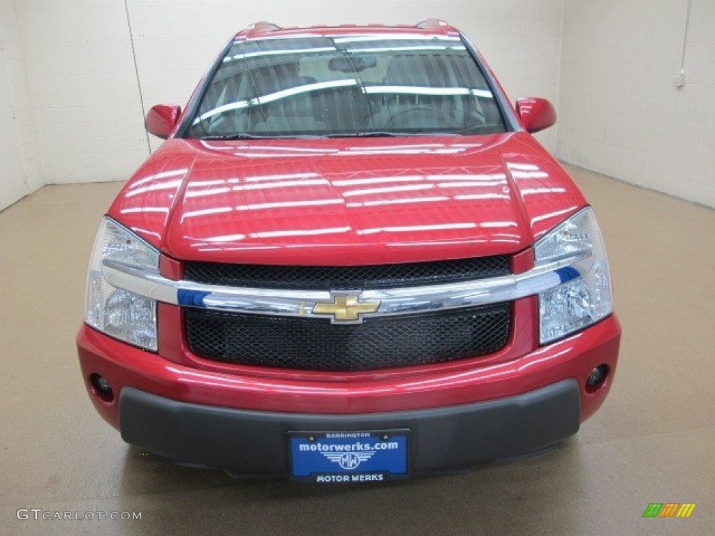 2006 Equinox LT AWD - Salsa Red Metallic / Light Gray photo #2