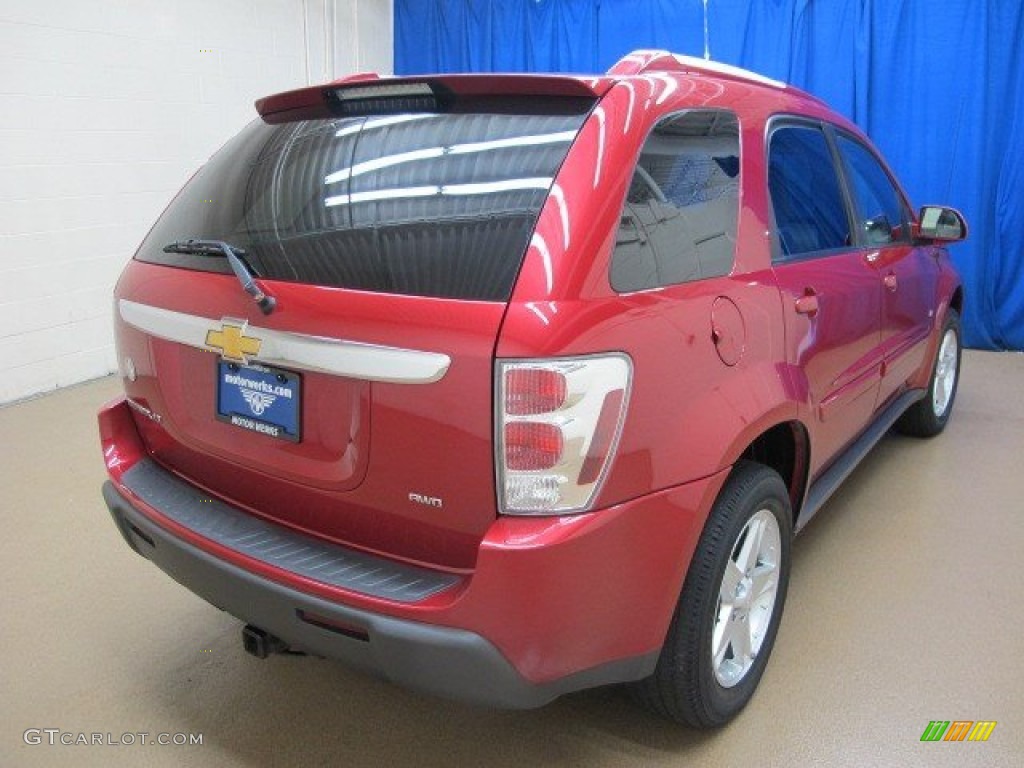 2006 Equinox LT AWD - Salsa Red Metallic / Light Gray photo #9