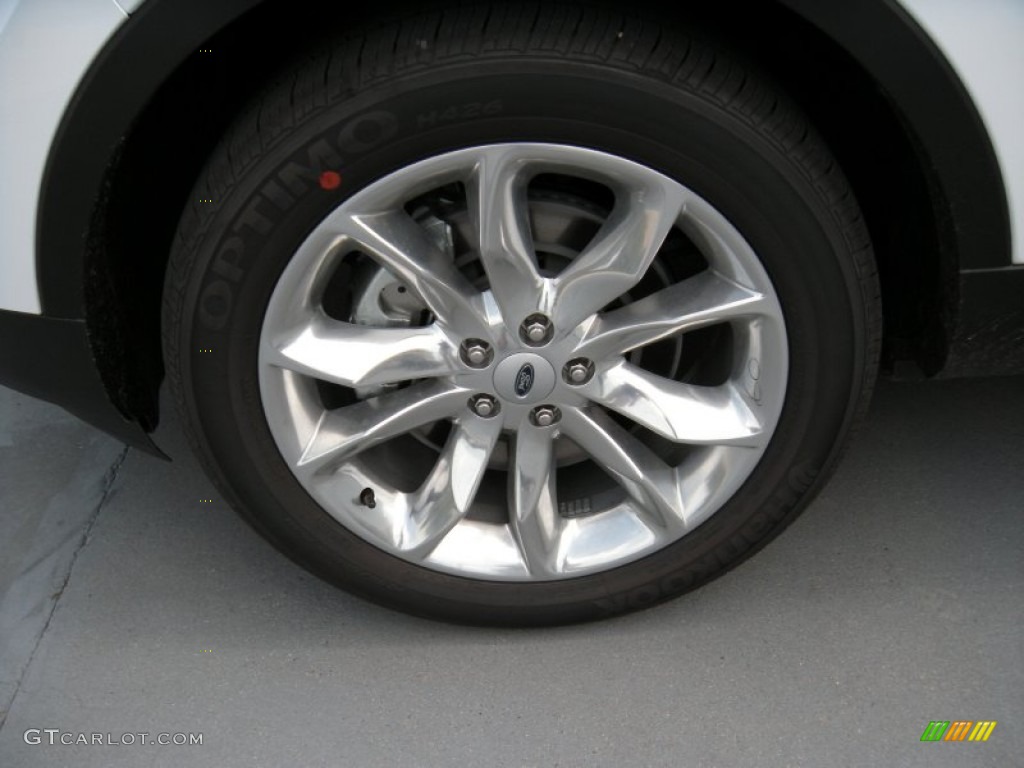2015 Explorer XLT - Oxford White / Medium Light Stone photo #12