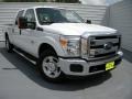 Oxford White - F250 Super Duty XLT Crew Cab Photo No. 2