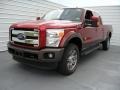 2015 Ruby Red Ford F350 Super Duty King Ranch Crew Cab 4x4  photo #7