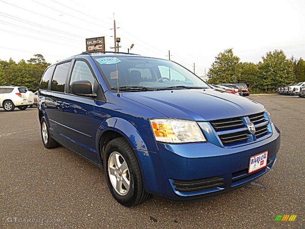 2010 Grand Caravan SE - Deep Water Blue Pearl Coat / Dark Slate Gray/Light Shale photo #1