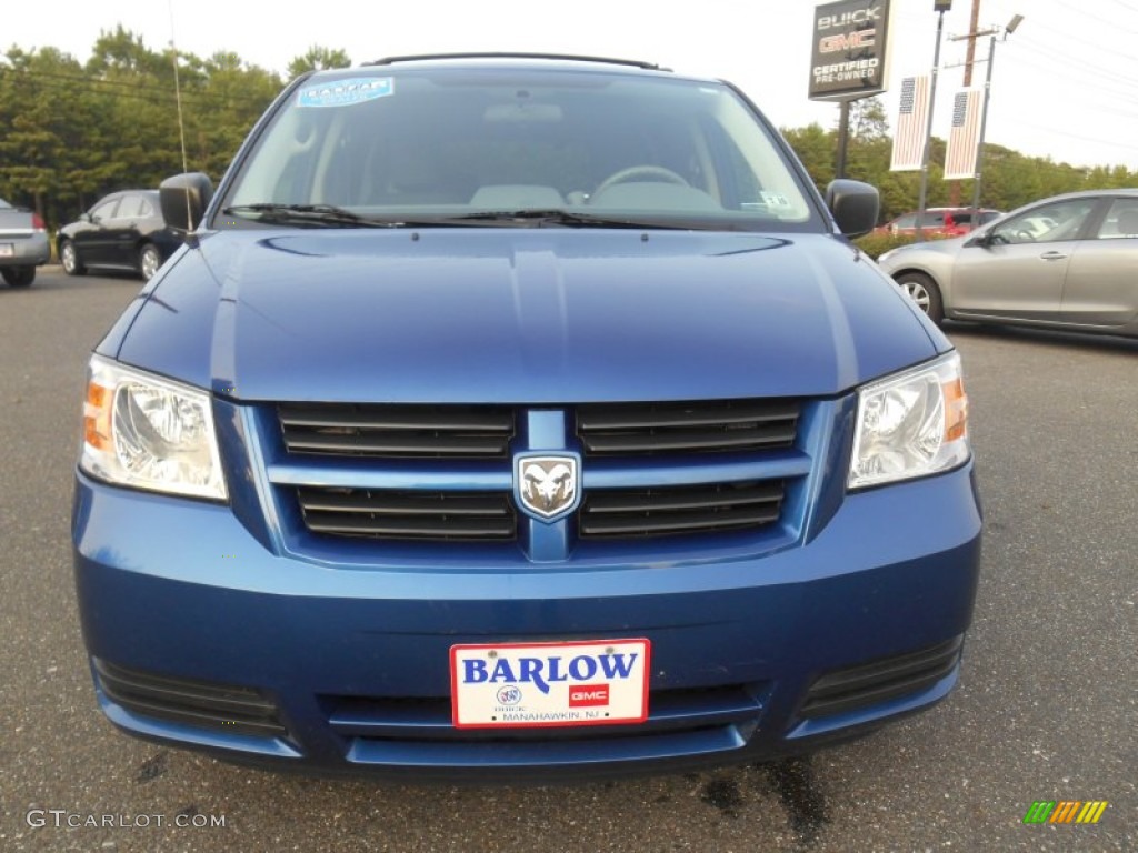 2010 Grand Caravan SE - Deep Water Blue Pearl Coat / Dark Slate Gray/Light Shale photo #2