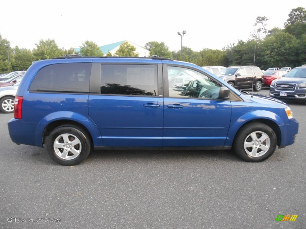 2010 Grand Caravan SE - Deep Water Blue Pearl Coat / Dark Slate Gray/Light Shale photo #6