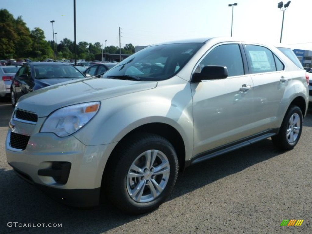 2015 Equinox LS - Champagne Silver Metallic / Jet Black photo #1