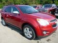 2015 Crystal Red Tintcoat Chevrolet Equinox LT AWD  photo #7