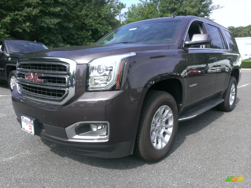 2015 Yukon SLT 4WD - Iridium Metallic / Jet Black photo #1