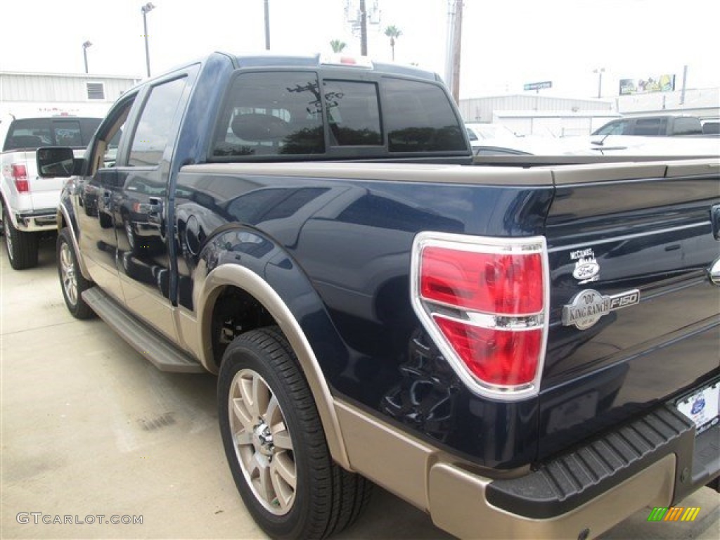 2014 F150 King Ranch SuperCrew - Blue Jeans / King Ranch Chaparral/Pale Adobe photo #2