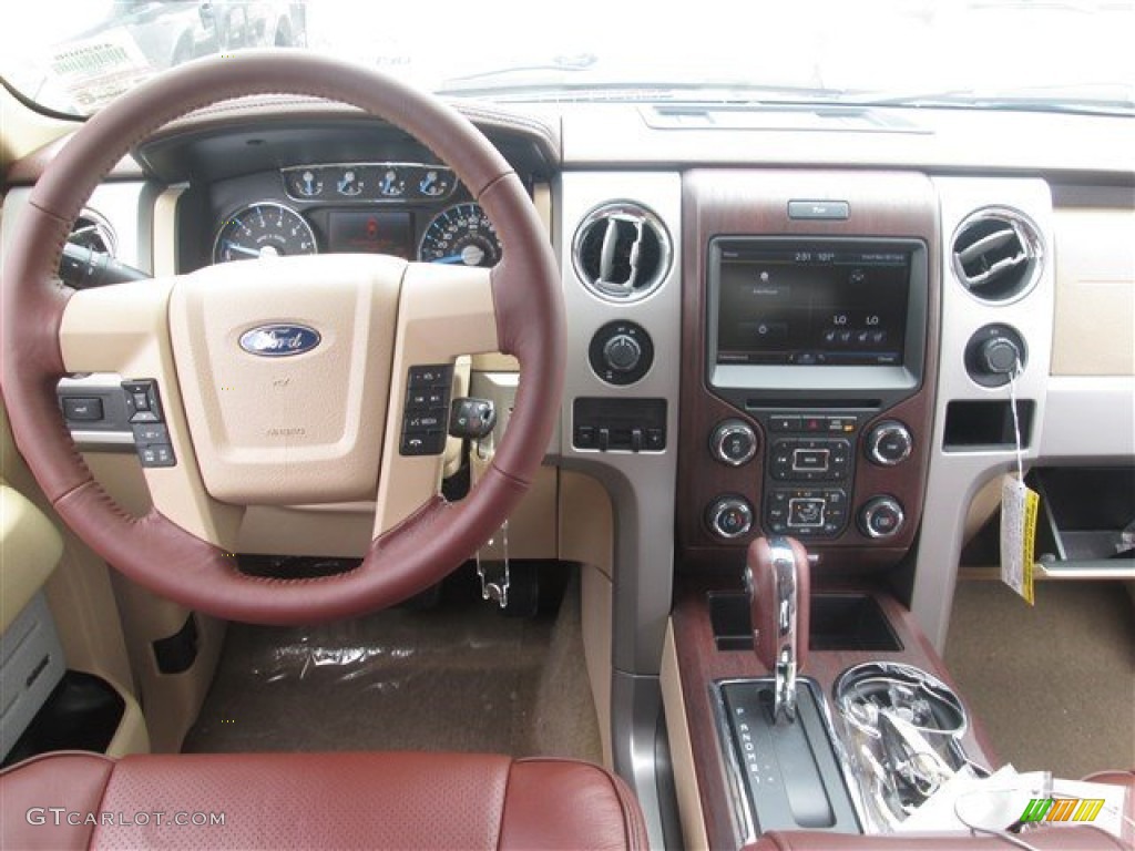 2014 F150 King Ranch SuperCrew - Blue Jeans / King Ranch Chaparral/Pale Adobe photo #7