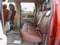 2014 Ford F150 King Ranch Chaparral/Pale Adobe Interior Rear Seat Photo