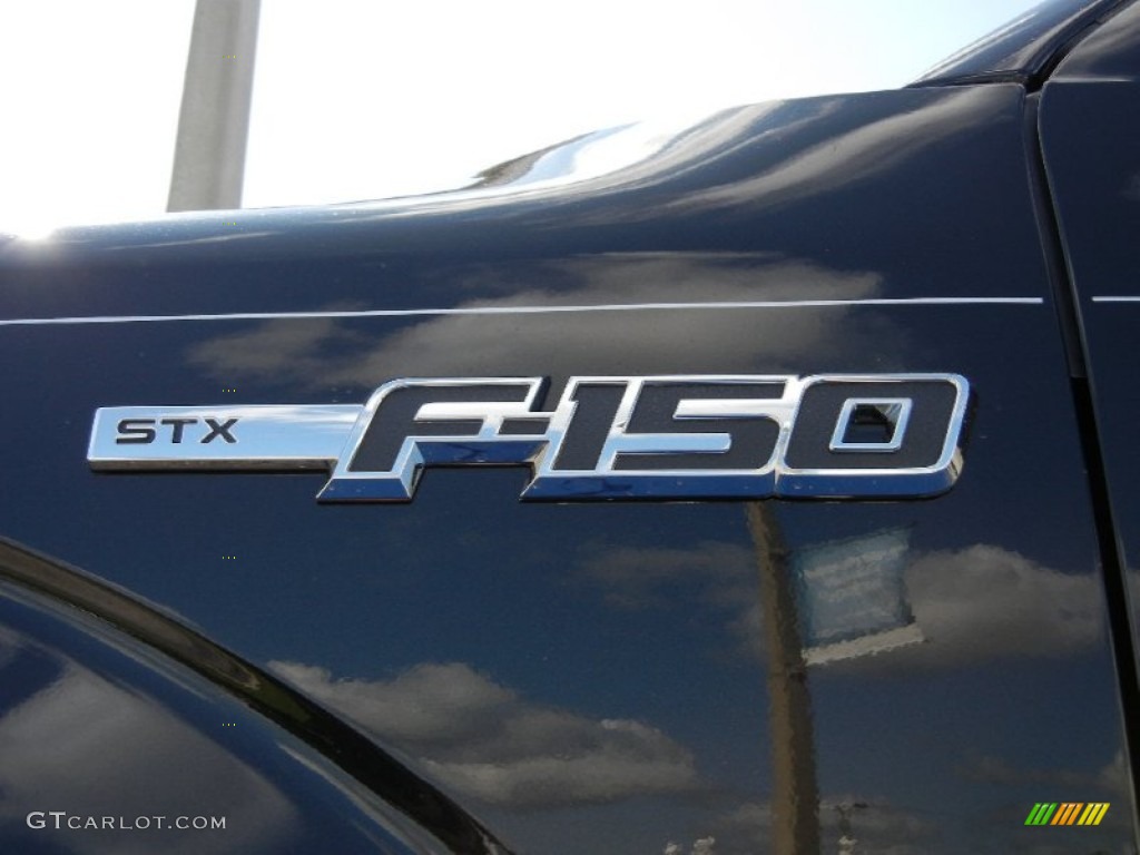 2014 F150 STX SuperCab - Tuxedo Black / Black photo #5