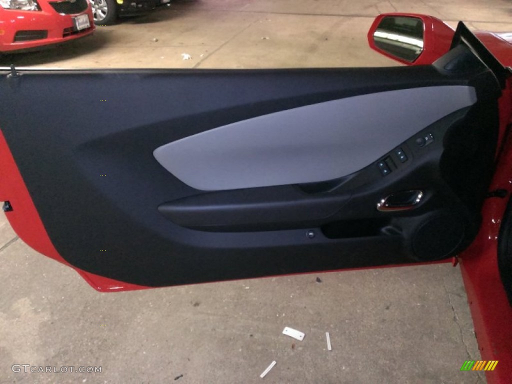 2015 Camaro LS Coupe - Red Hot / Black photo #7