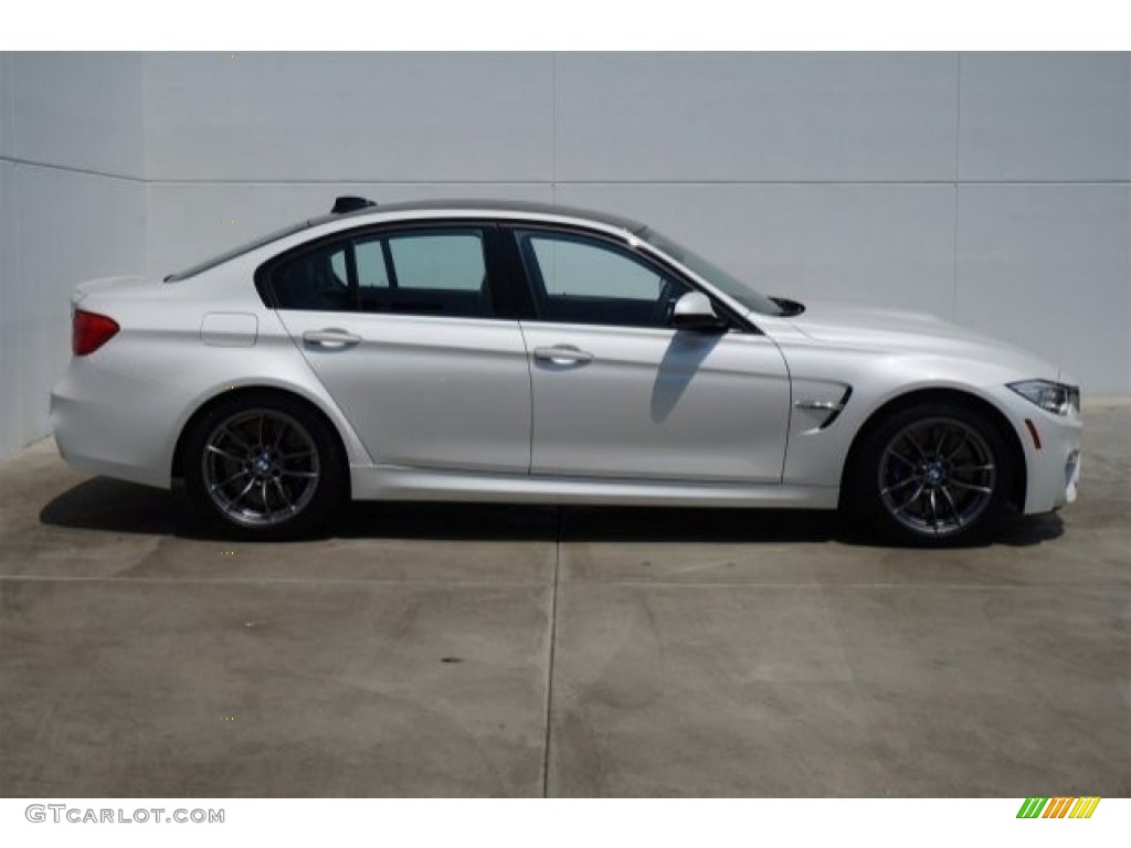 Mineral White Metallic 2015 BMW M3 Sedan Exterior Photo #96164333