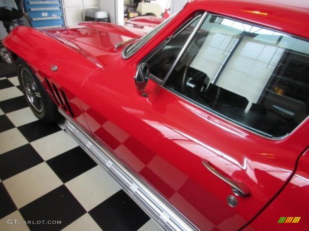 1965 Corvette Sting Ray Sport Coupe - Rally Red / Black photo #8