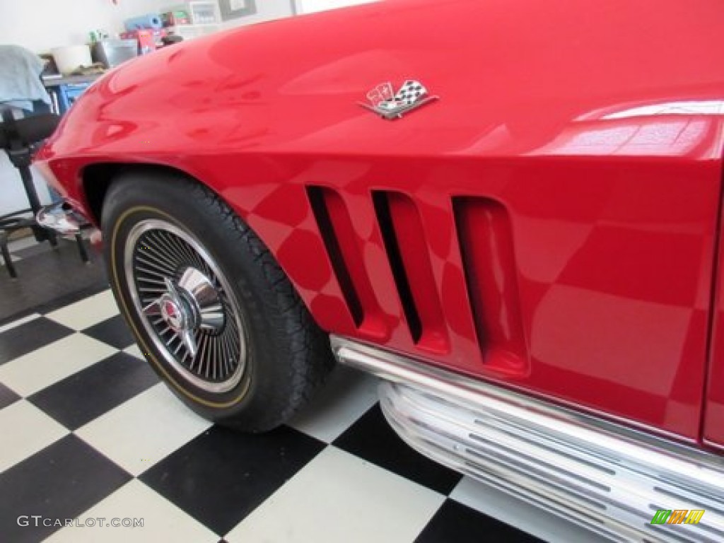 1965 Corvette Sting Ray Sport Coupe - Rally Red / Black photo #9