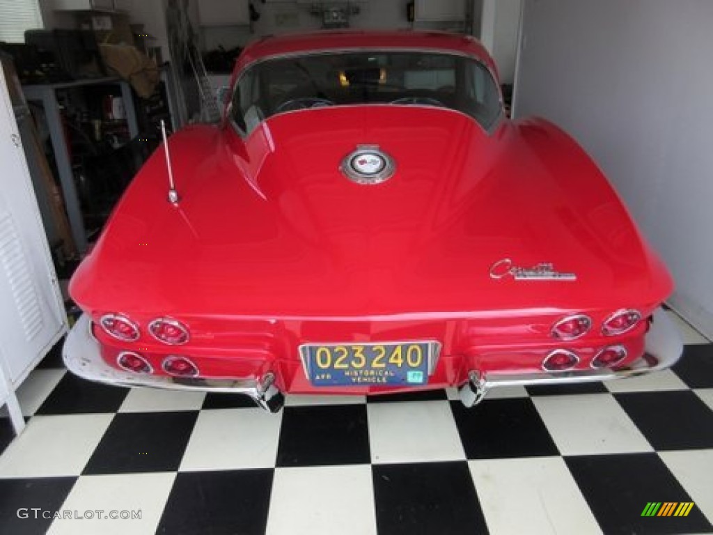 1965 Corvette Sting Ray Sport Coupe - Rally Red / Black photo #11