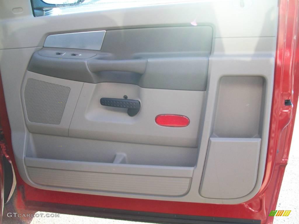 2008 Ram 1500 SLT Quad Cab 4x4 - Inferno Red Crystal Pearl / Khaki photo #10