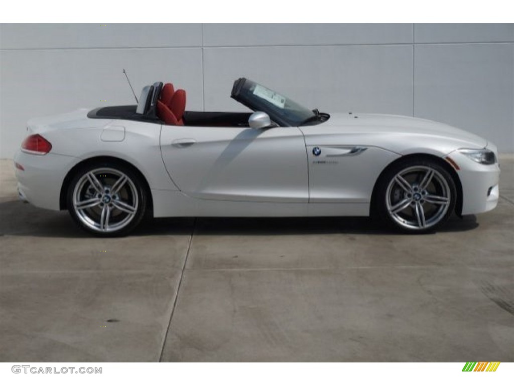 2015 Z4 sDrive35is - Alpine White / Coral Red photo #2