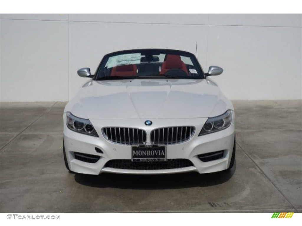 2015 Z4 sDrive35is - Alpine White / Coral Red photo #3