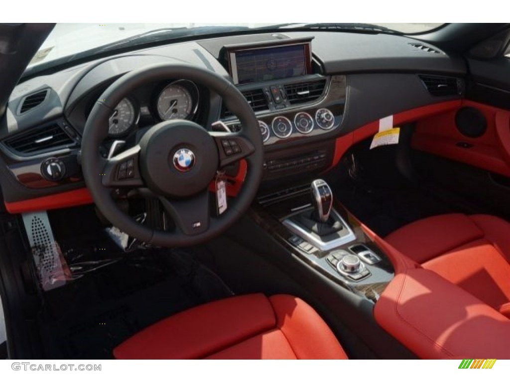 Coral Red Interior 2015 BMW Z4 sDrive35is Photo #96164756