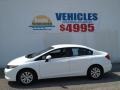Taffeta White - Civic LX Sedan Photo No. 5