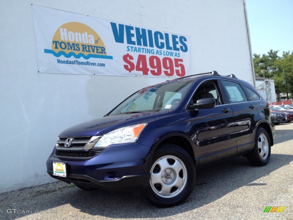 2011 CR-V LX 4WD - Royal Blue Pearl / Gray photo #1