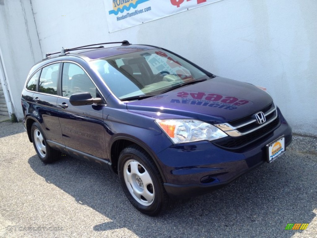 2011 CR-V LX 4WD - Royal Blue Pearl / Gray photo #28