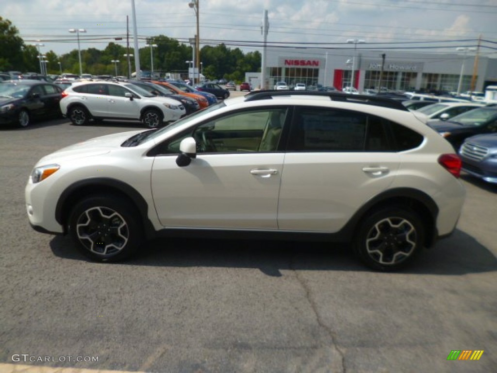 2014 XV Crosstrek 2.0i Premium - Satin White Pearl / Ivory photo #4