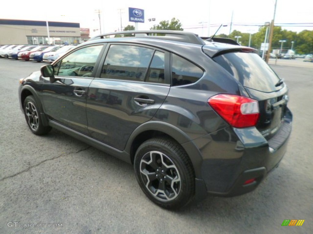 2014 XV Crosstrek 2.0i Premium - Dark Gray Metallic / Black photo #5