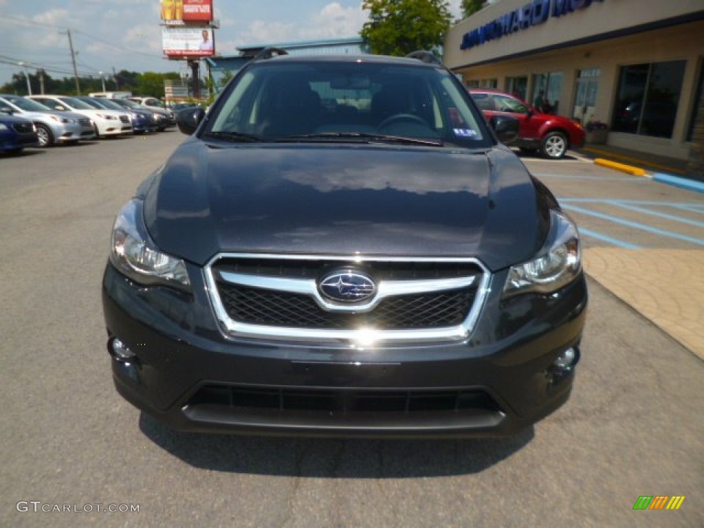 2014 XV Crosstrek 2.0i Premium - Dark Gray Metallic / Black photo #2