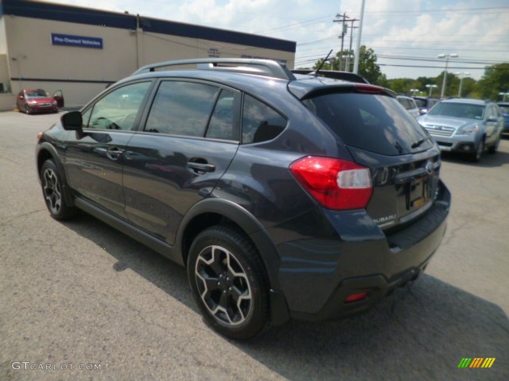 2014 XV Crosstrek 2.0i Premium - Dark Gray Metallic / Black photo #5