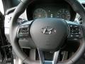 2015 Hyundai Sonata Black/Orange Interior Steering Wheel Photo