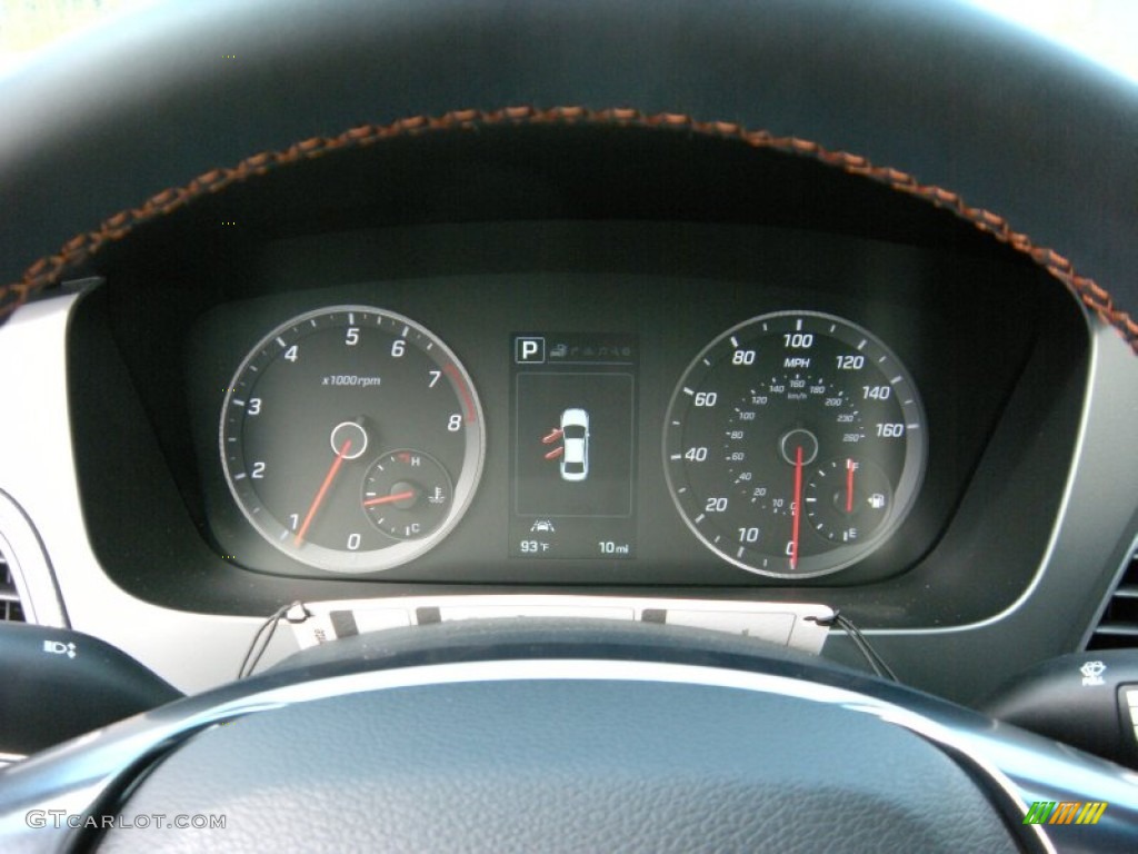 2015 Hyundai Sonata Sport 2.0T Gauges Photo #96168800