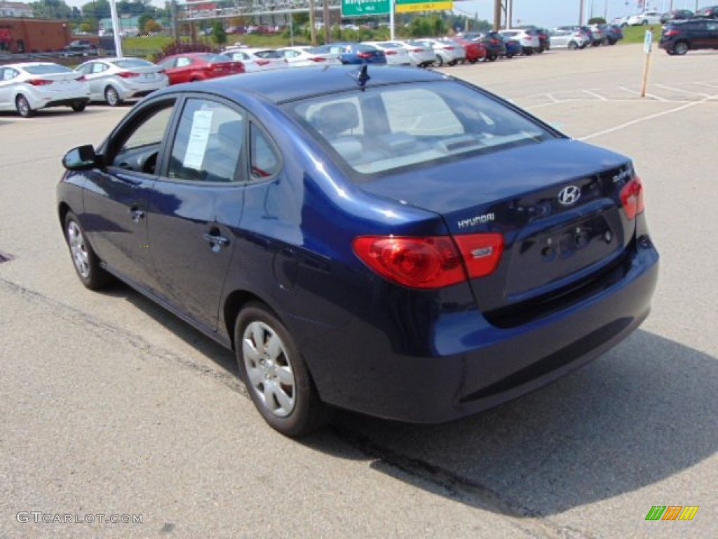 2009 Elantra GLS Sedan - Regatta Blue / Gray photo #6