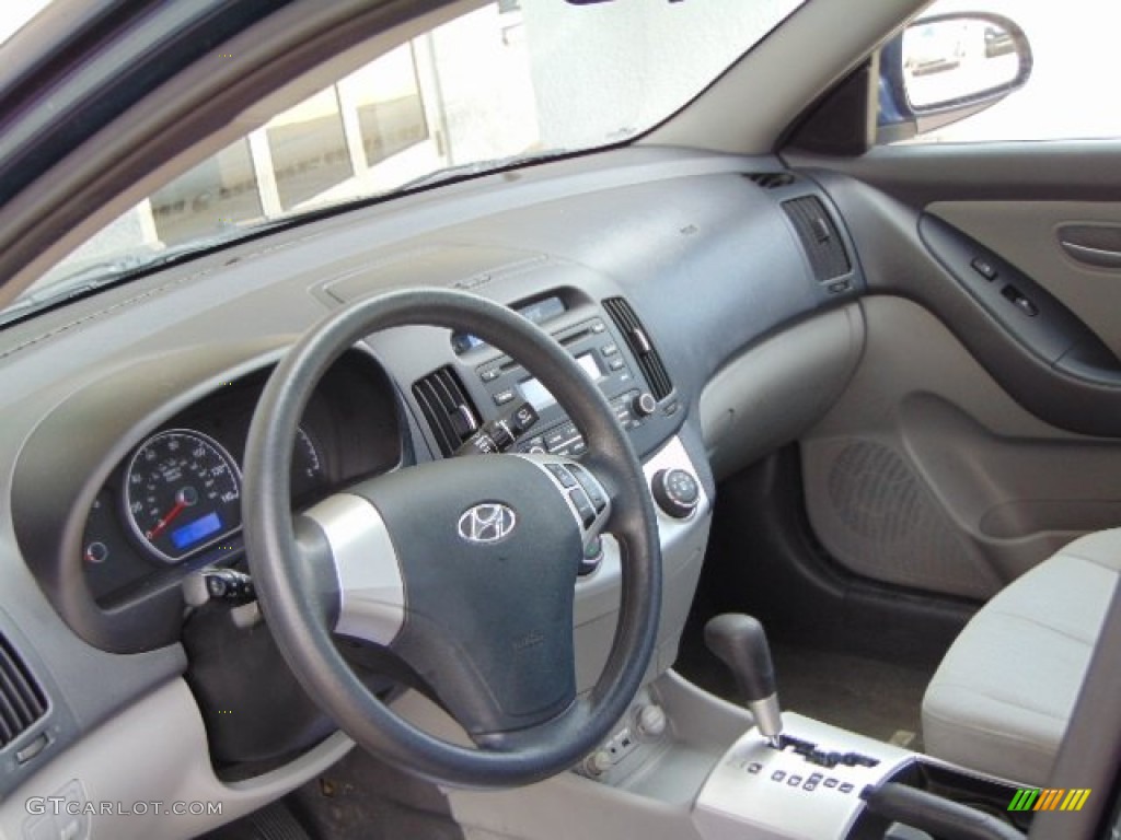 2009 Elantra GLS Sedan - Regatta Blue / Gray photo #10